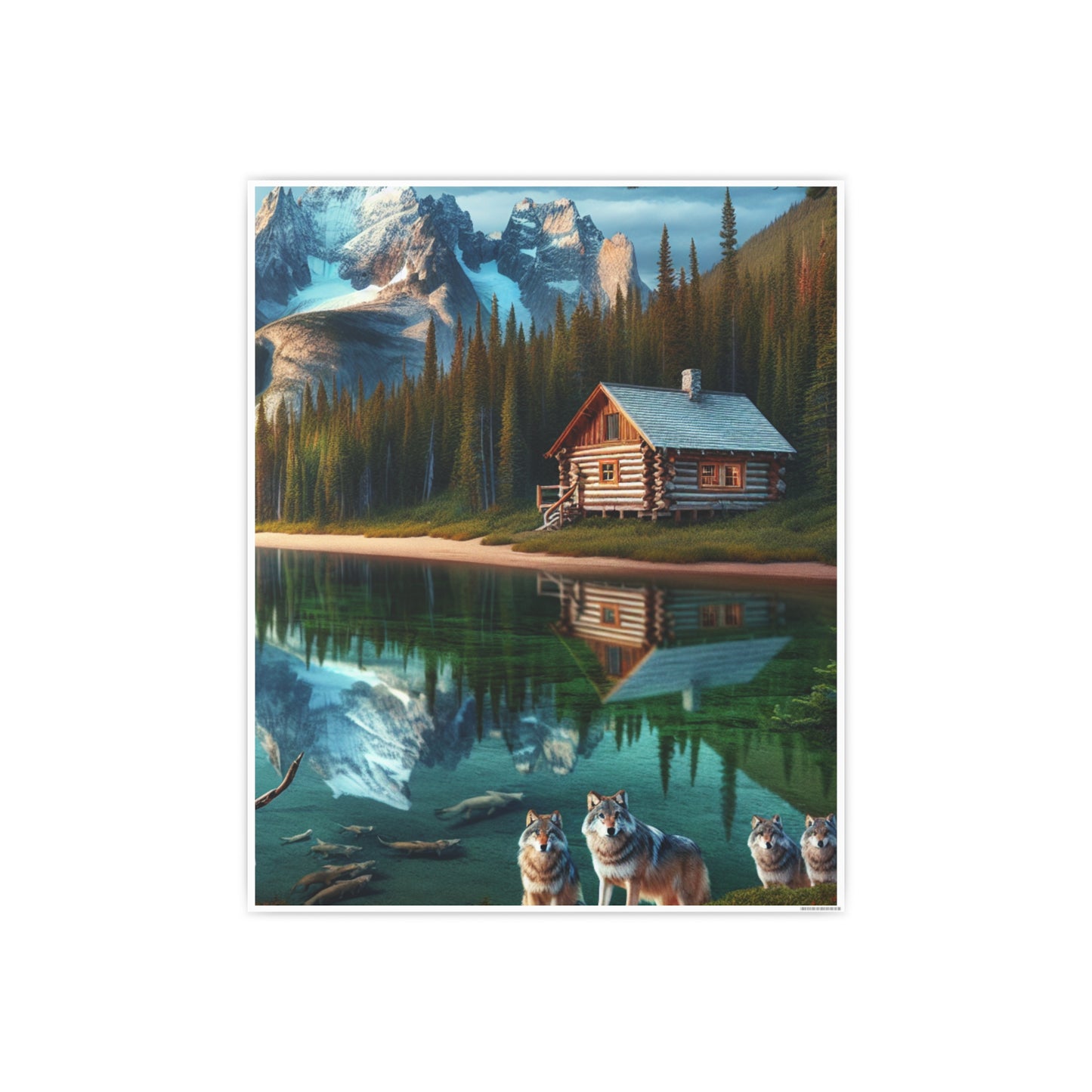 Photo Art Paper Posters - Wolves Welcome