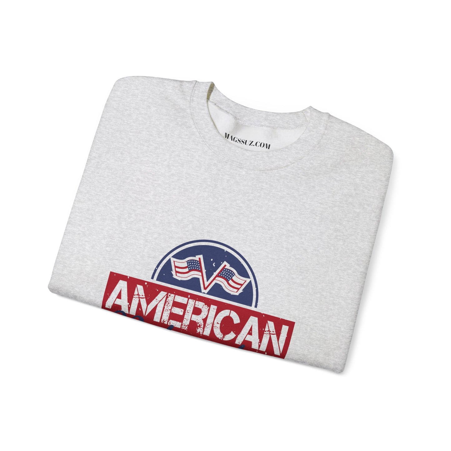 American Patriot Crewneck Sweatshirt - Unisex Heavy Blend™ - My House