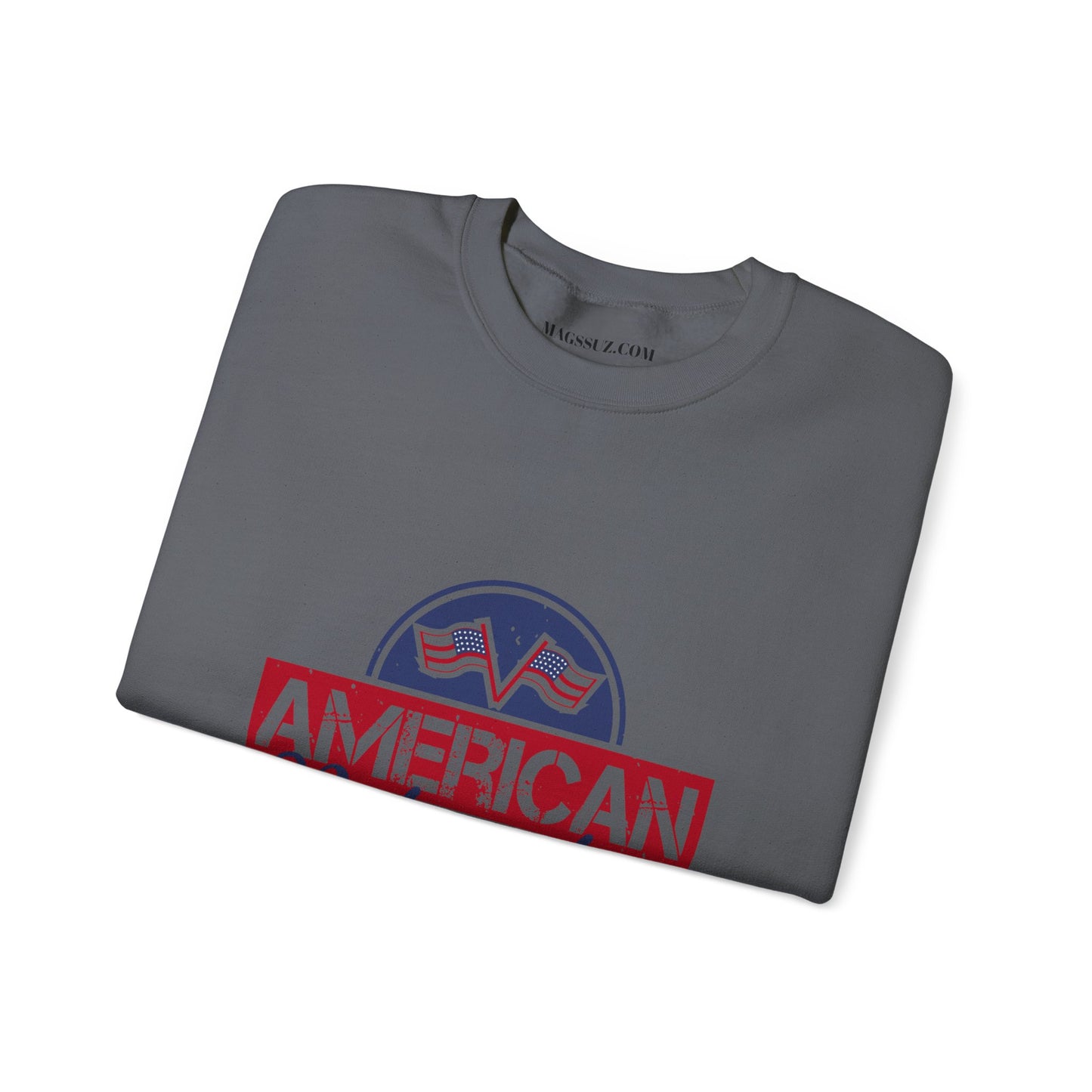 American Patriot Crewneck Sweatshirt - Unisex Heavy Blend™ - My House