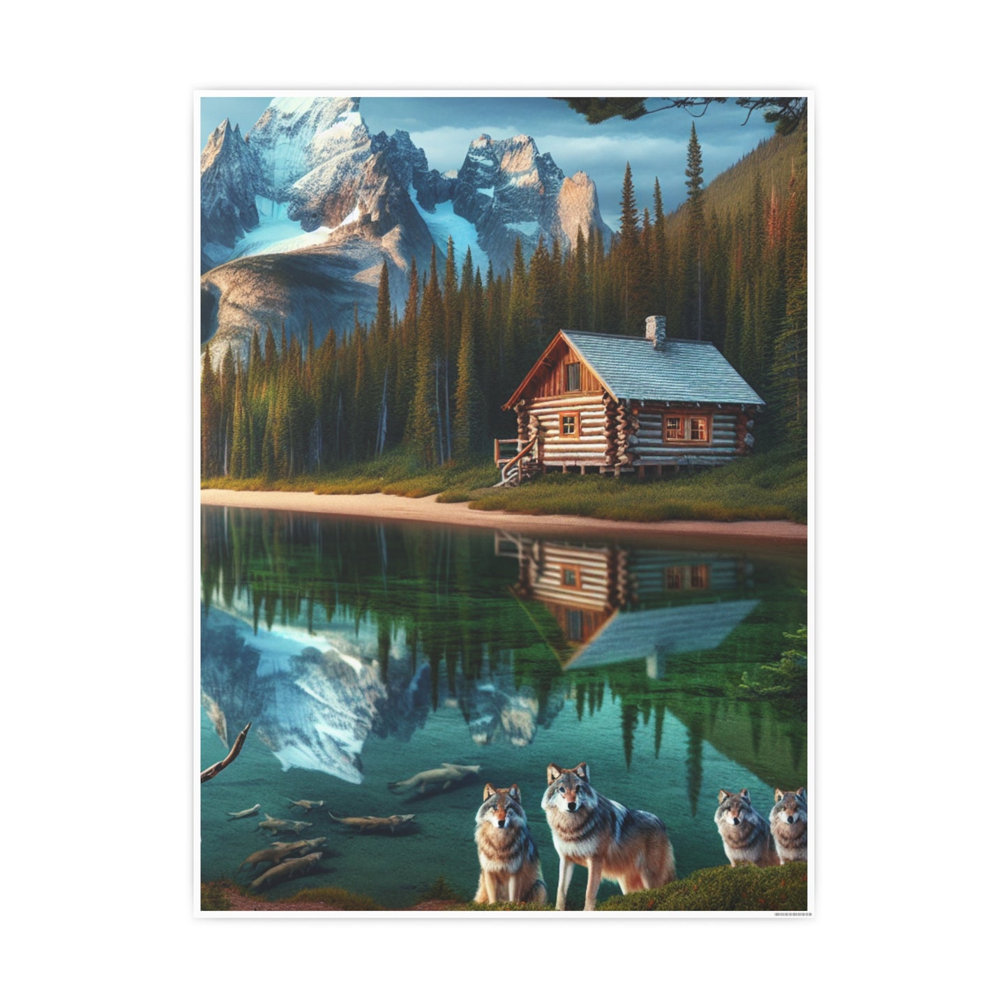 Photo Art Paper Posters - Wolves Welcome