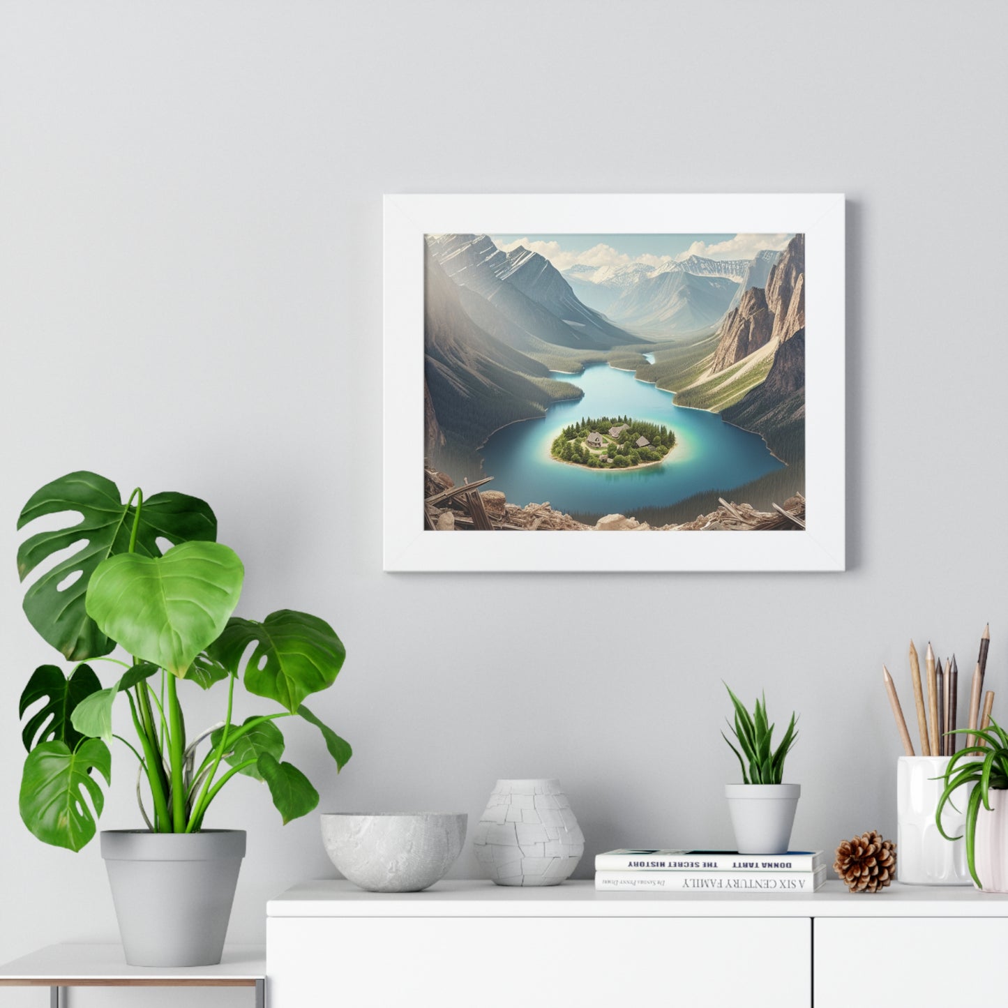 Framed Horizontal Poster - Peaceful valley