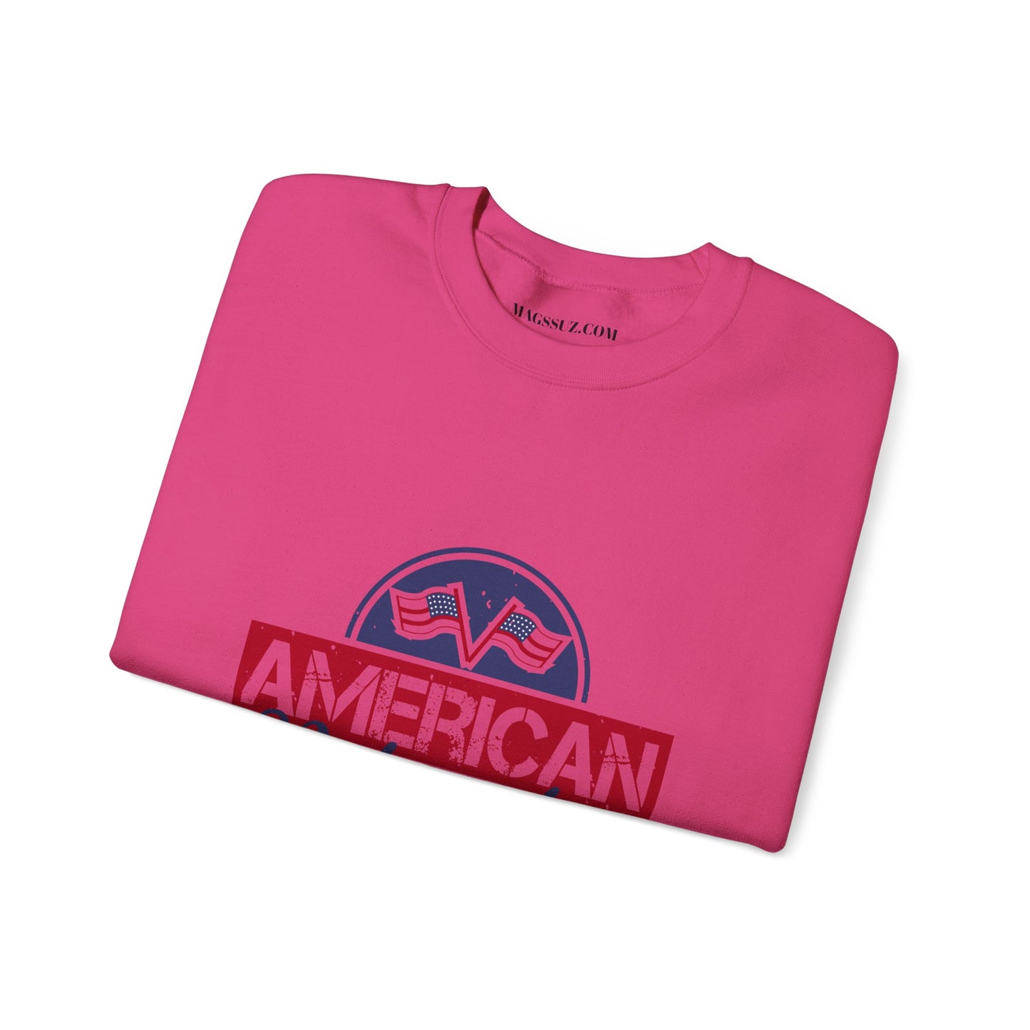 American Patriot Crewneck Sweatshirt - Unisex Heavy Blend™ - My House