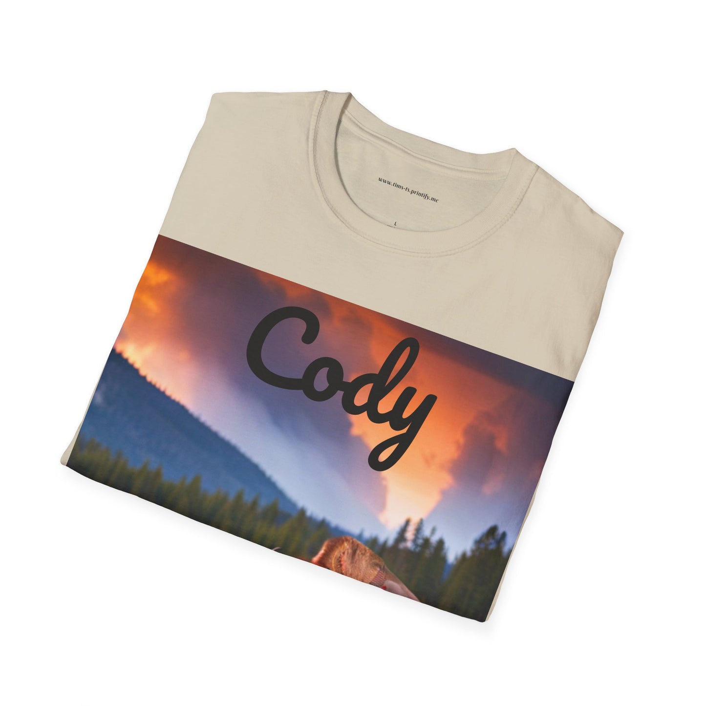 Unisex Softstyle T-Shirt - Cody Bison 1