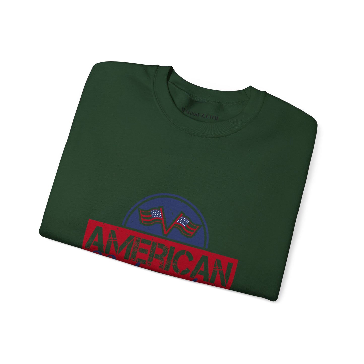 American Patriot Crewneck Sweatshirt - Unisex Heavy Blend™ - My House
