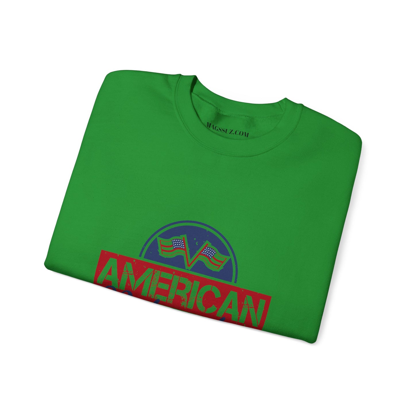 American Patriot Crewneck Sweatshirt - Unisex Heavy Blend™ - My House