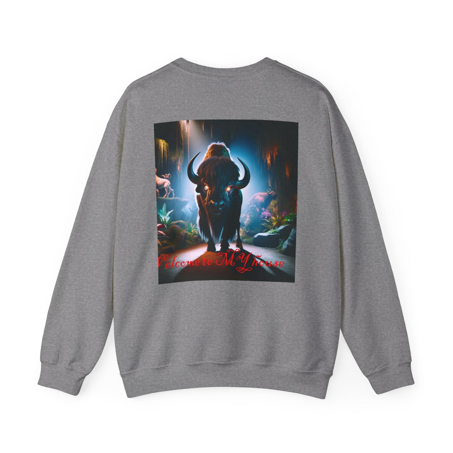 American Patriot Crewneck Sweatshirt - Unisex Heavy Blend™ - My House