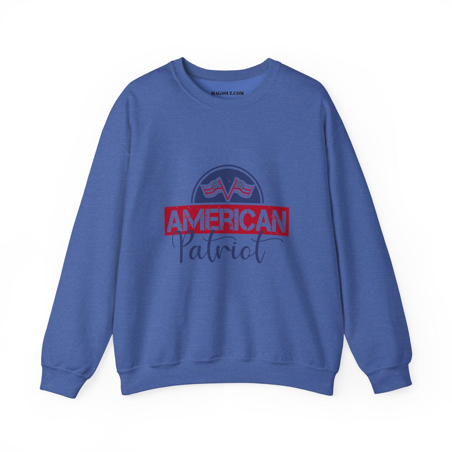 American Patriot Crewneck Sweatshirt - Unisex Heavy Blend™ - My House