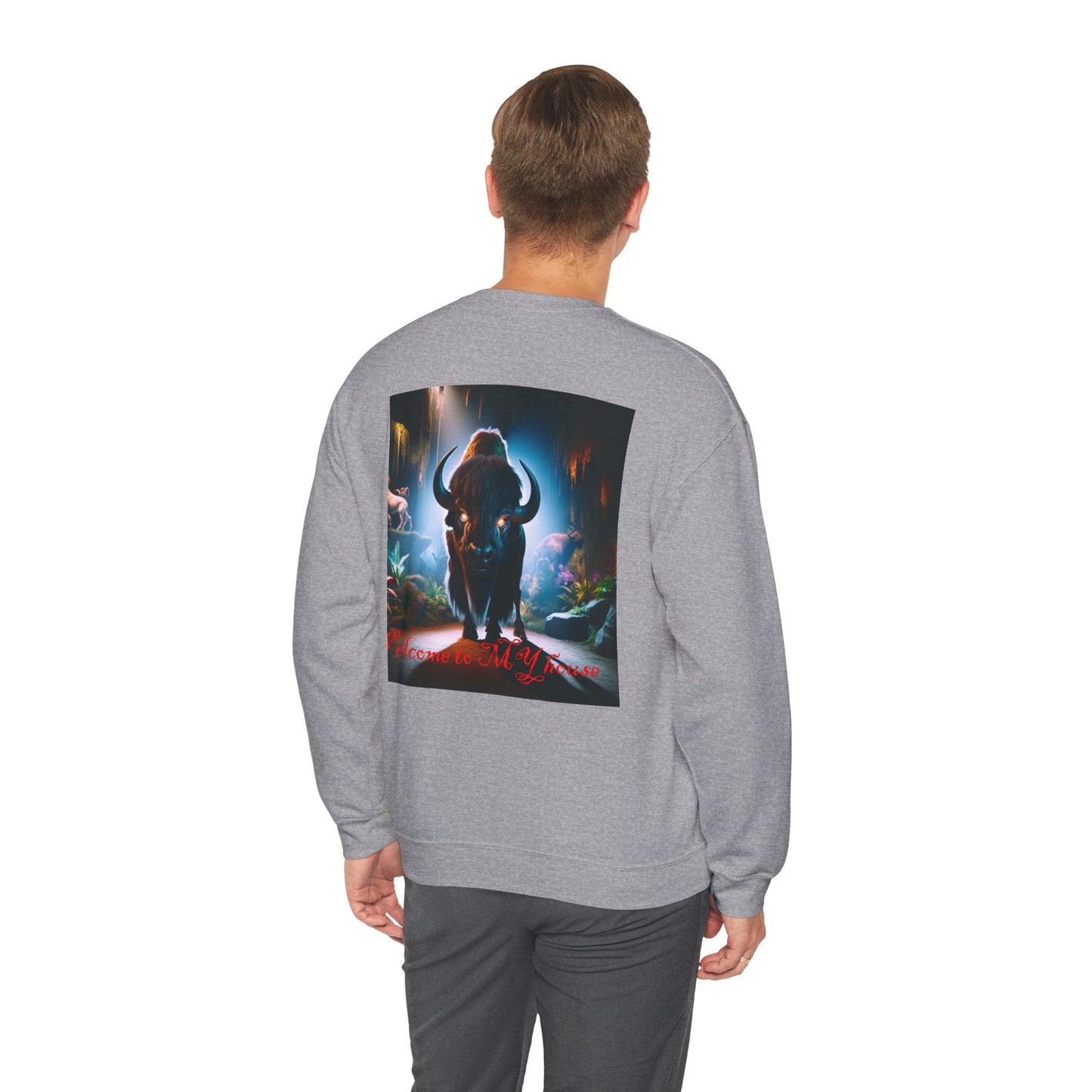 American Patriot Crewneck Sweatshirt - Unisex Heavy Blend™ - My House