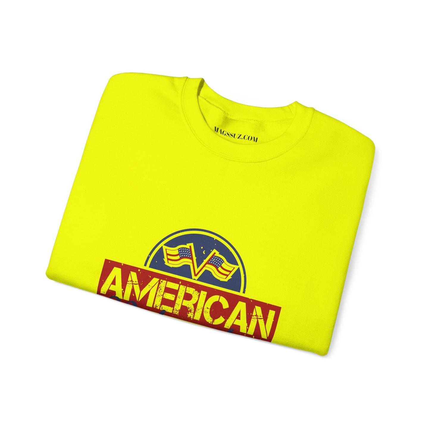 American Patriot Crewneck Sweatshirt - Unisex Heavy Blend™ - My House