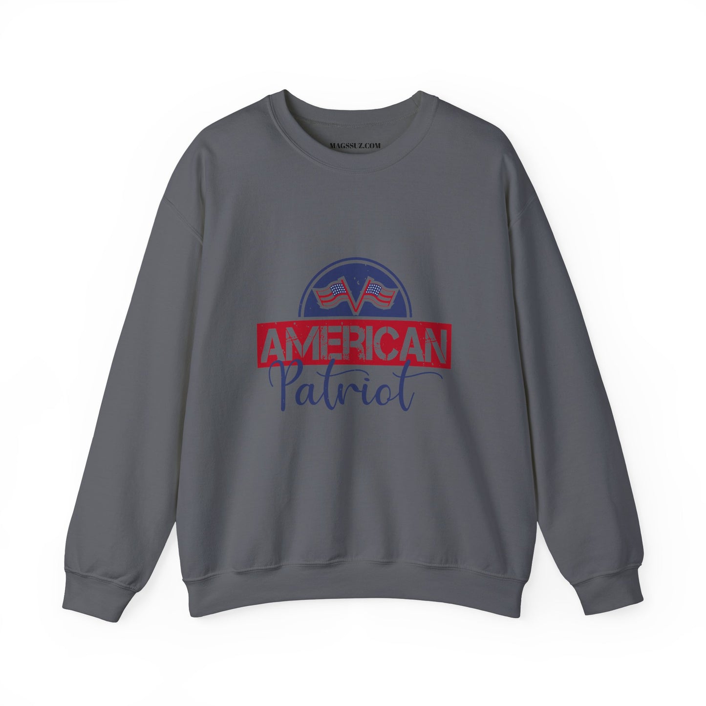 American Patriot Crewneck Sweatshirt - Unisex Heavy Blend™ - My House