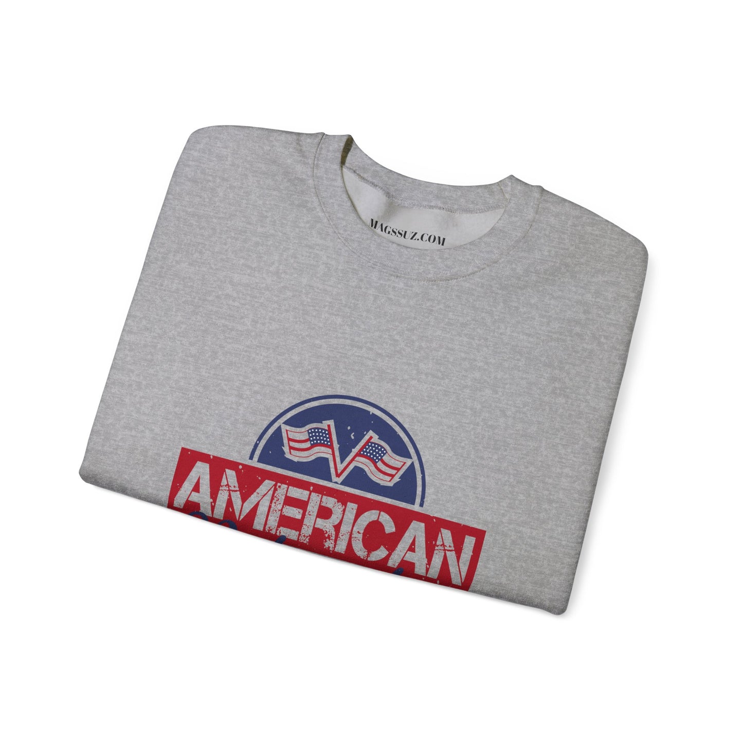 American Patriot Crewneck Sweatshirt - Unisex Heavy Blend™ - My House