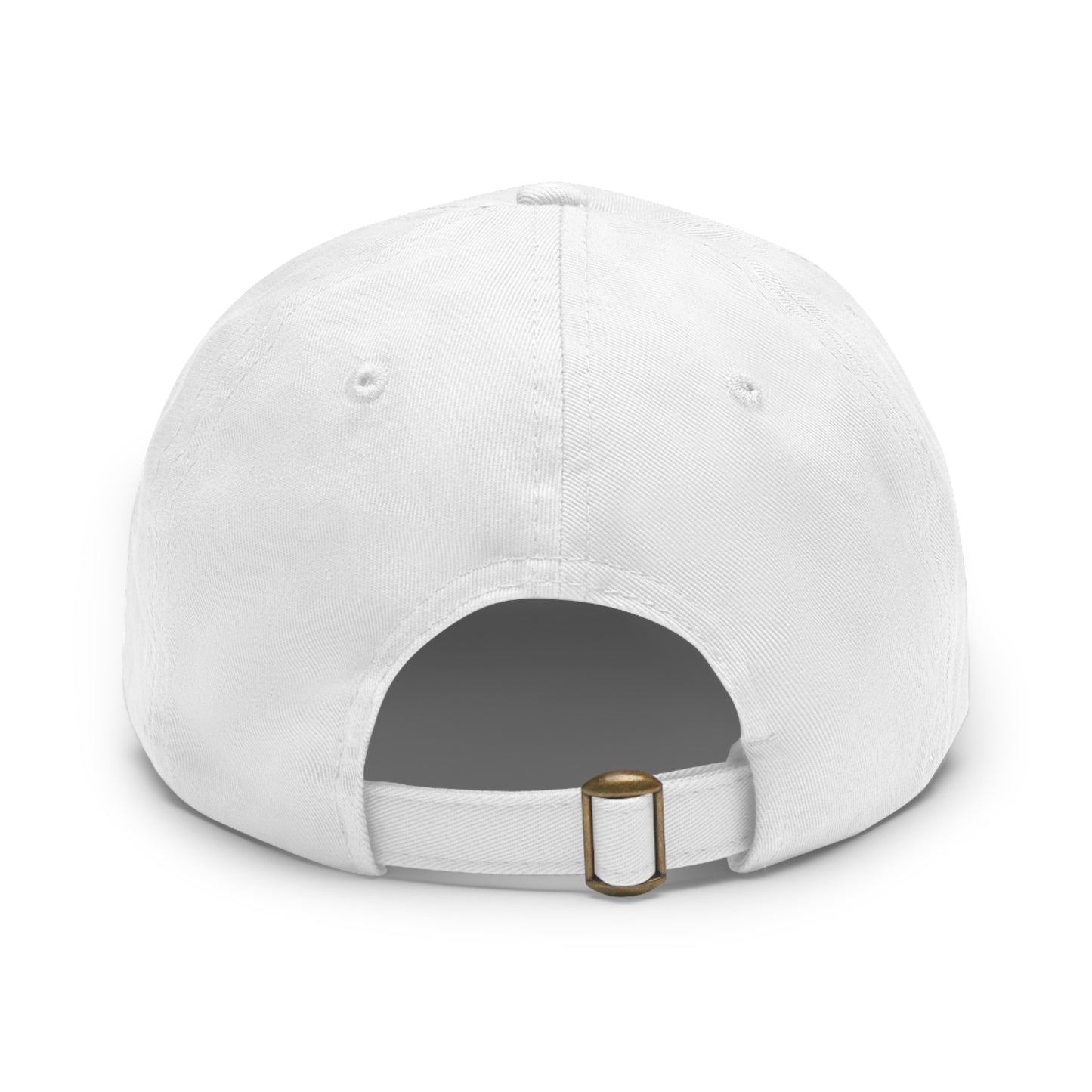 Dad Hat with Leather Patch (Rectangle) - 45-47