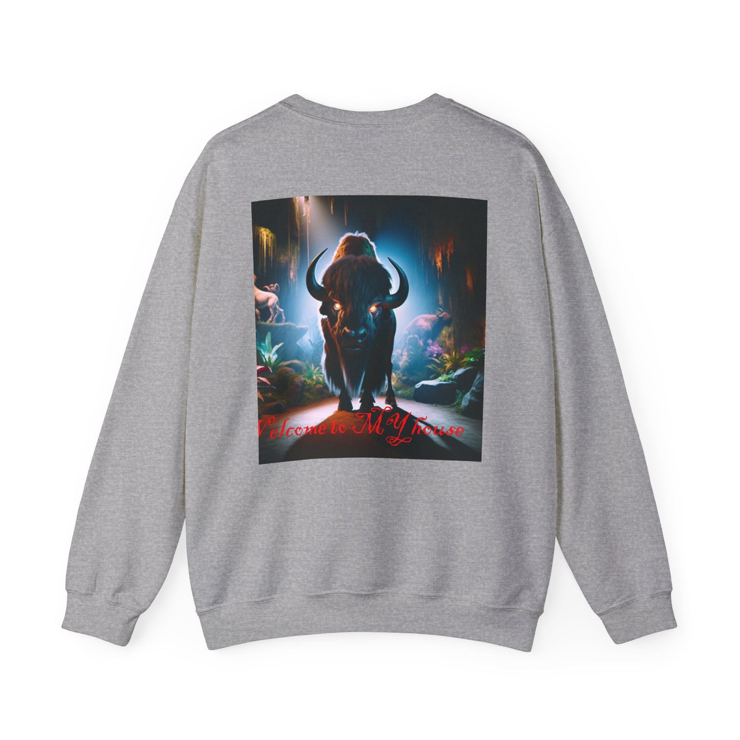 American Patriot Crewneck Sweatshirt - Unisex Heavy Blend™ - My House