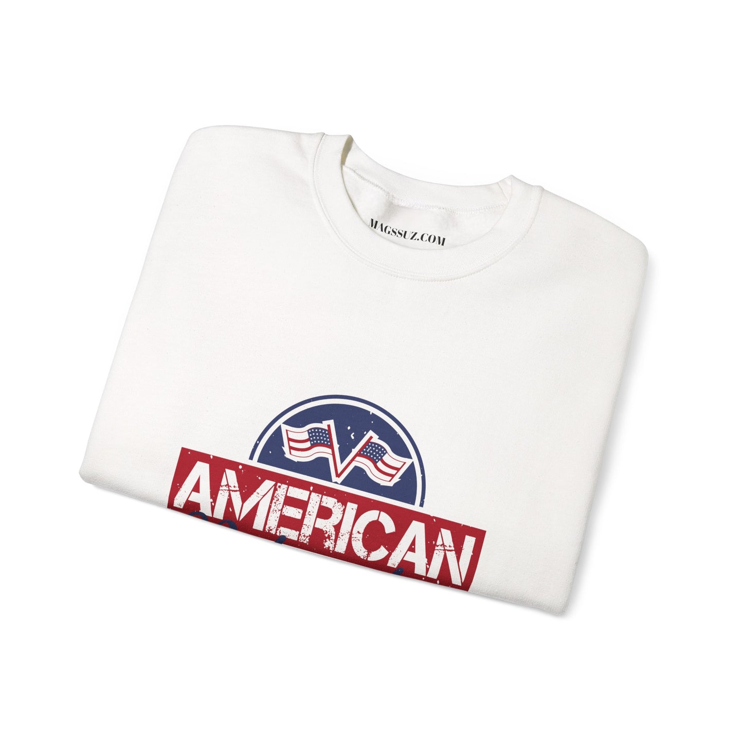 American Patriot Crewneck Sweatshirt - Unisex Heavy Blend™ - My House