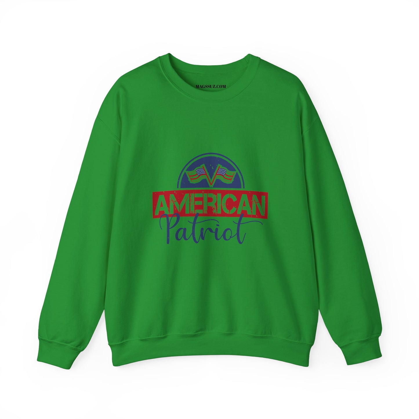 American Patriot Crewneck Sweatshirt - Unisex Heavy Blend™ - My House
