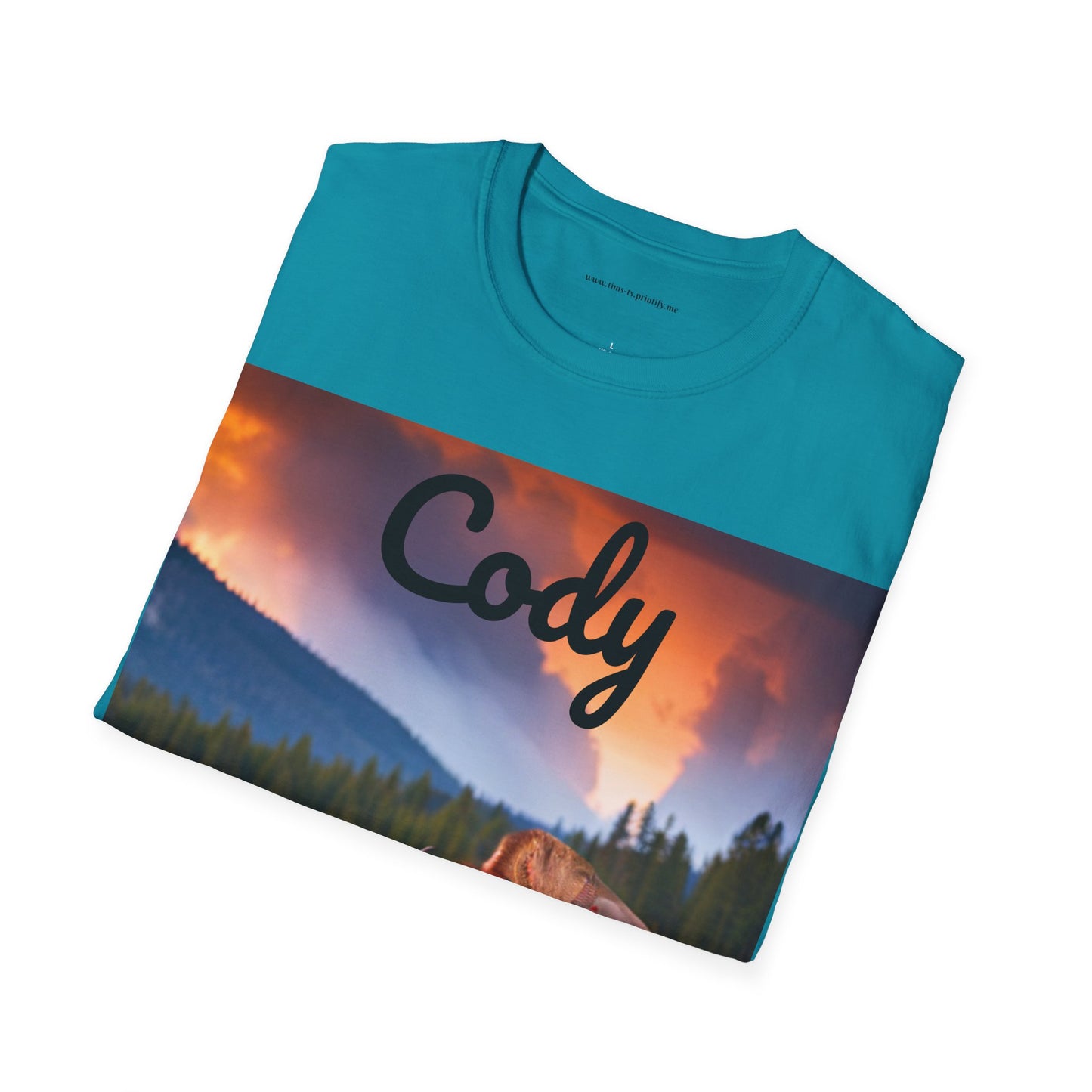 Unisex Softstyle T-Shirt - Cody Bison 1