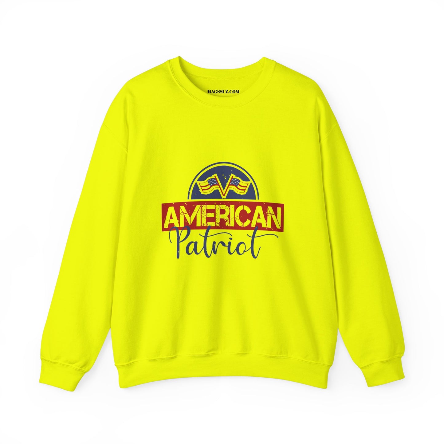 American Patriot Crewneck Sweatshirt - Unisex Heavy Blend™ - My House