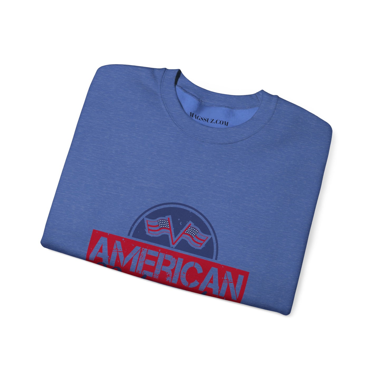 American Patriot Crewneck Sweatshirt - Unisex Heavy Blend™ - My House