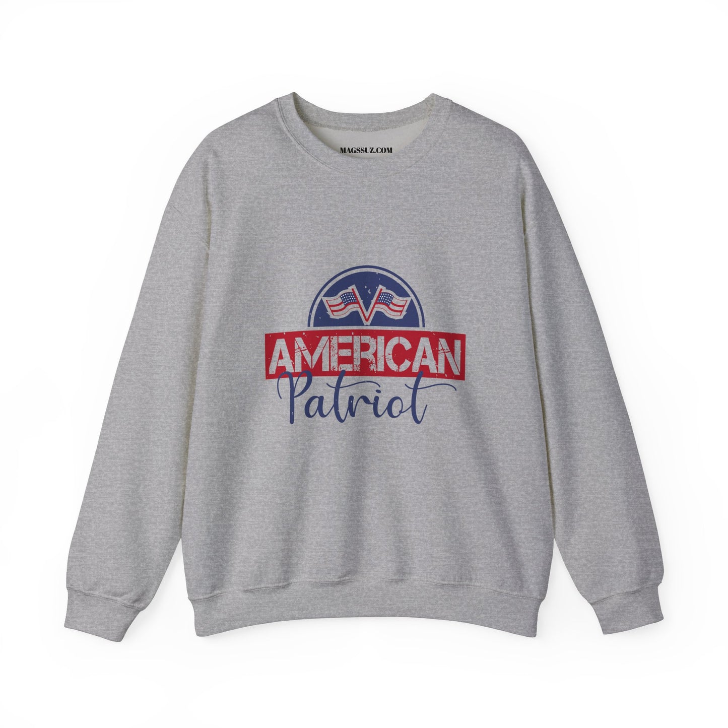 American Patriot Crewneck Sweatshirt - Unisex Heavy Blend™ - My House