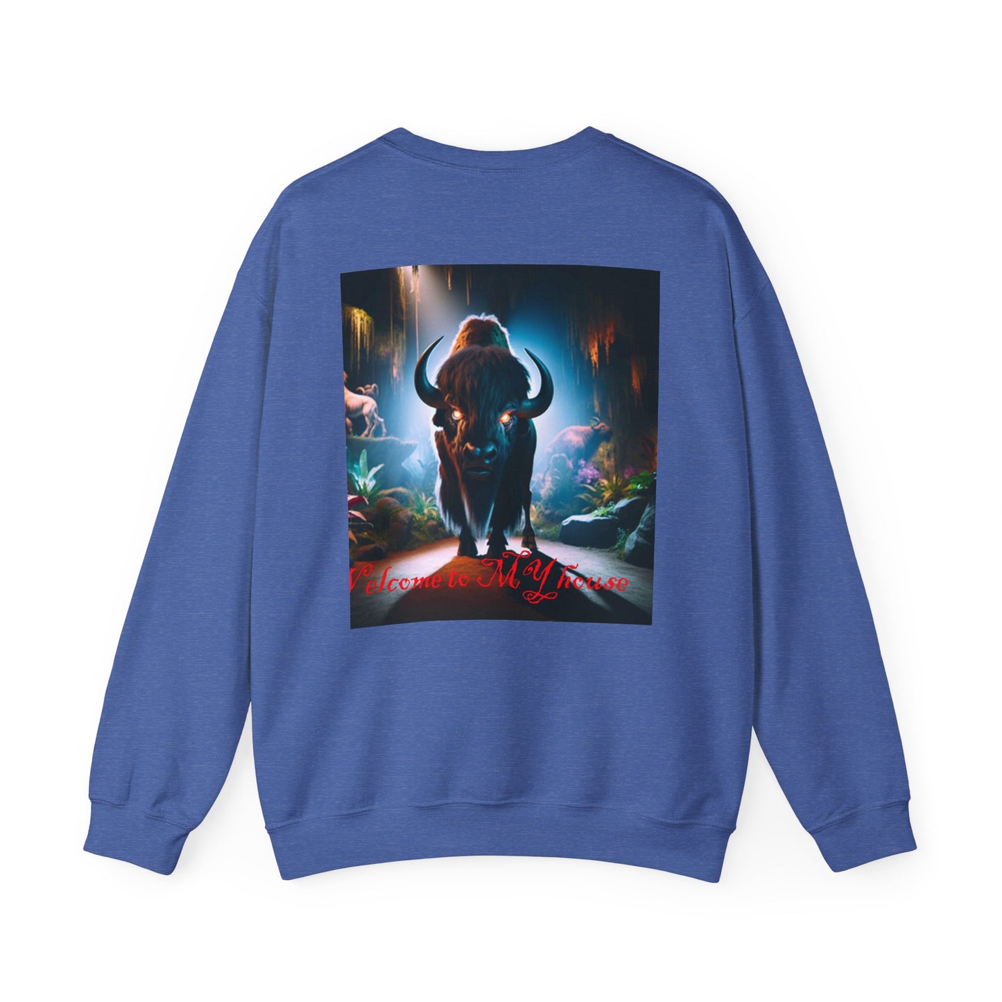 American Patriot Crewneck Sweatshirt - Unisex Heavy Blend™ - My House