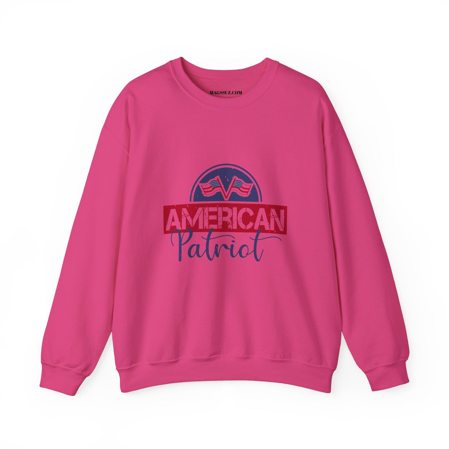 American Patriot Crewneck Sweatshirt - Unisex Heavy Blend™ - My House
