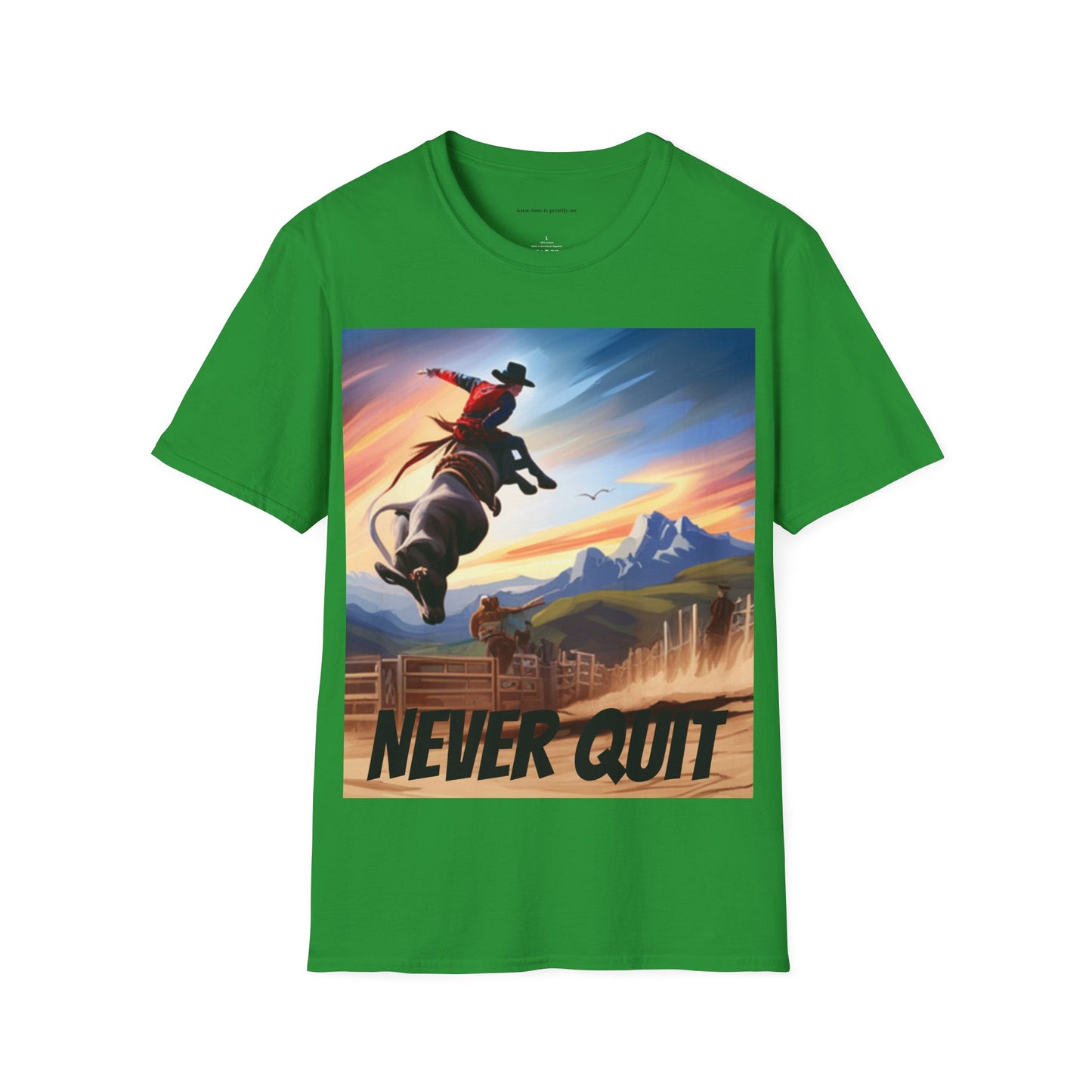 Unisex Softstyle T-Shirt - Never Quit