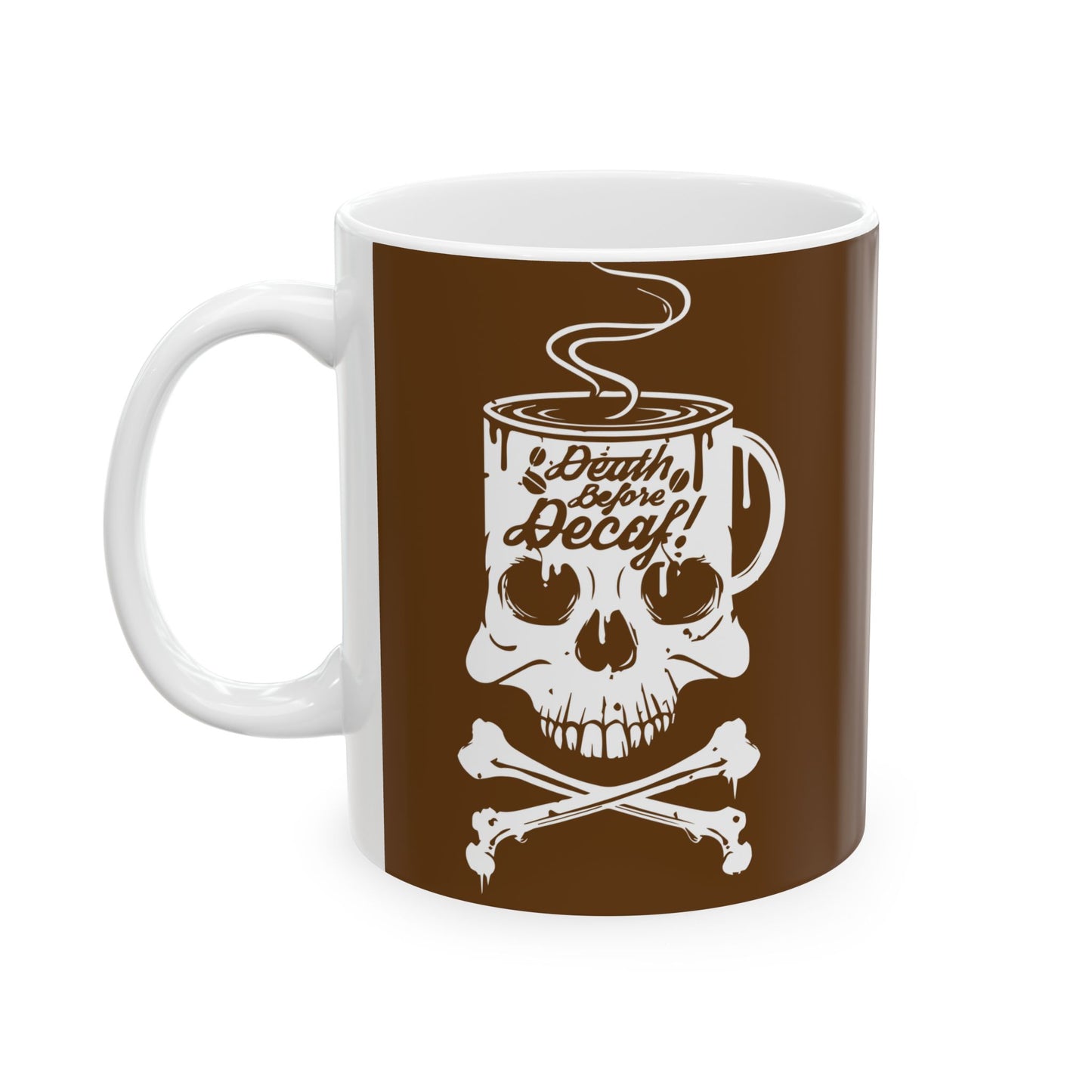 Ceramic Mug, (11oz, 15oz) - decaf adventure