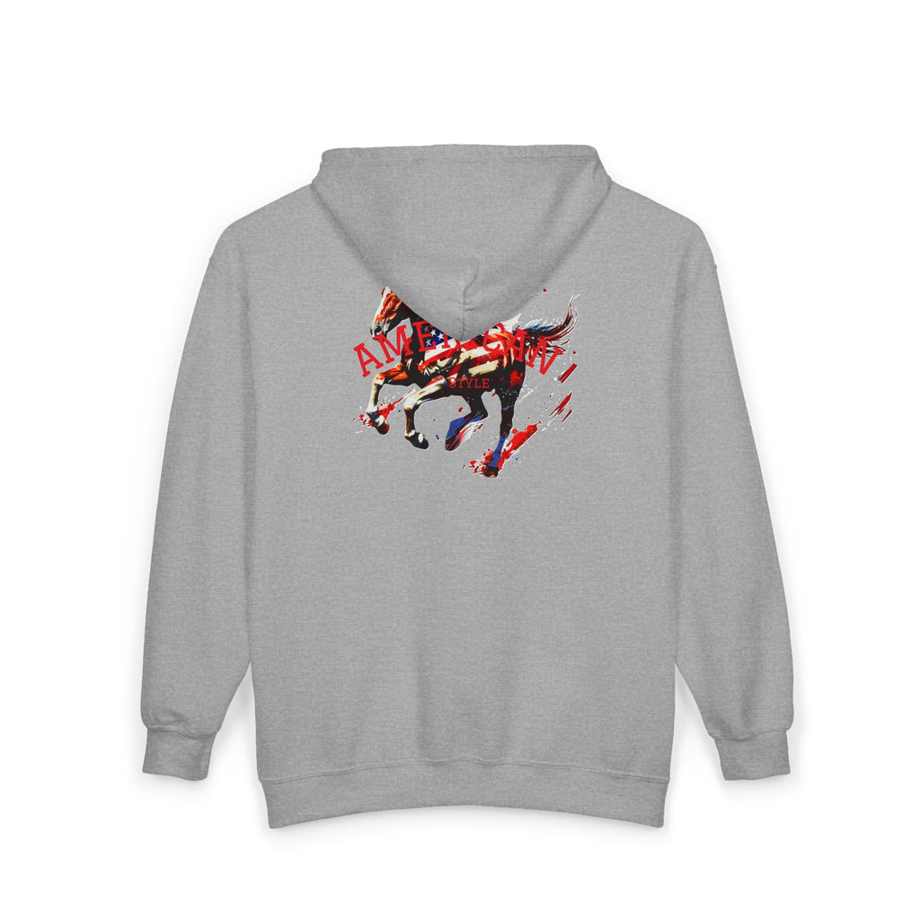 Zip Hoodie — 'Pure Peace' Graphic Full-Zip Hoodie