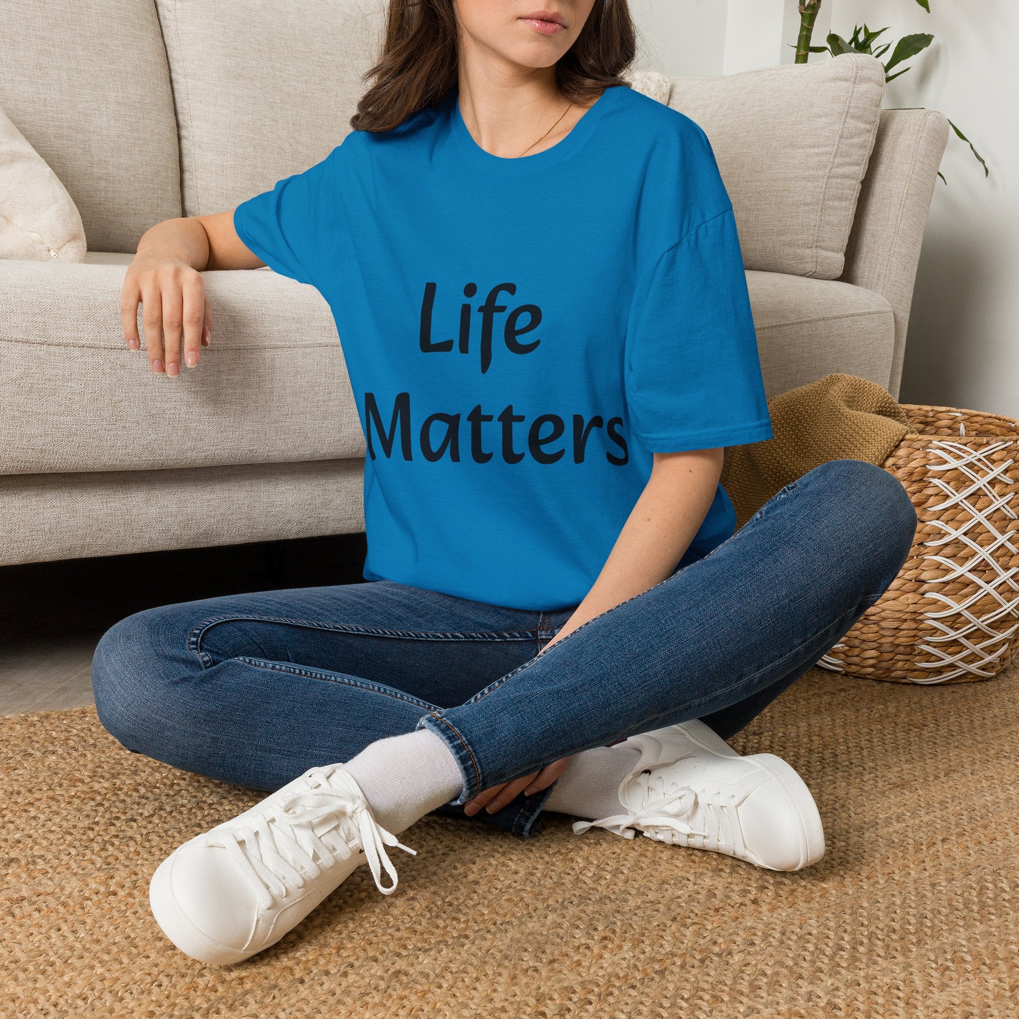 Life Matters T‑Shirt — Bold Positive Message Tee