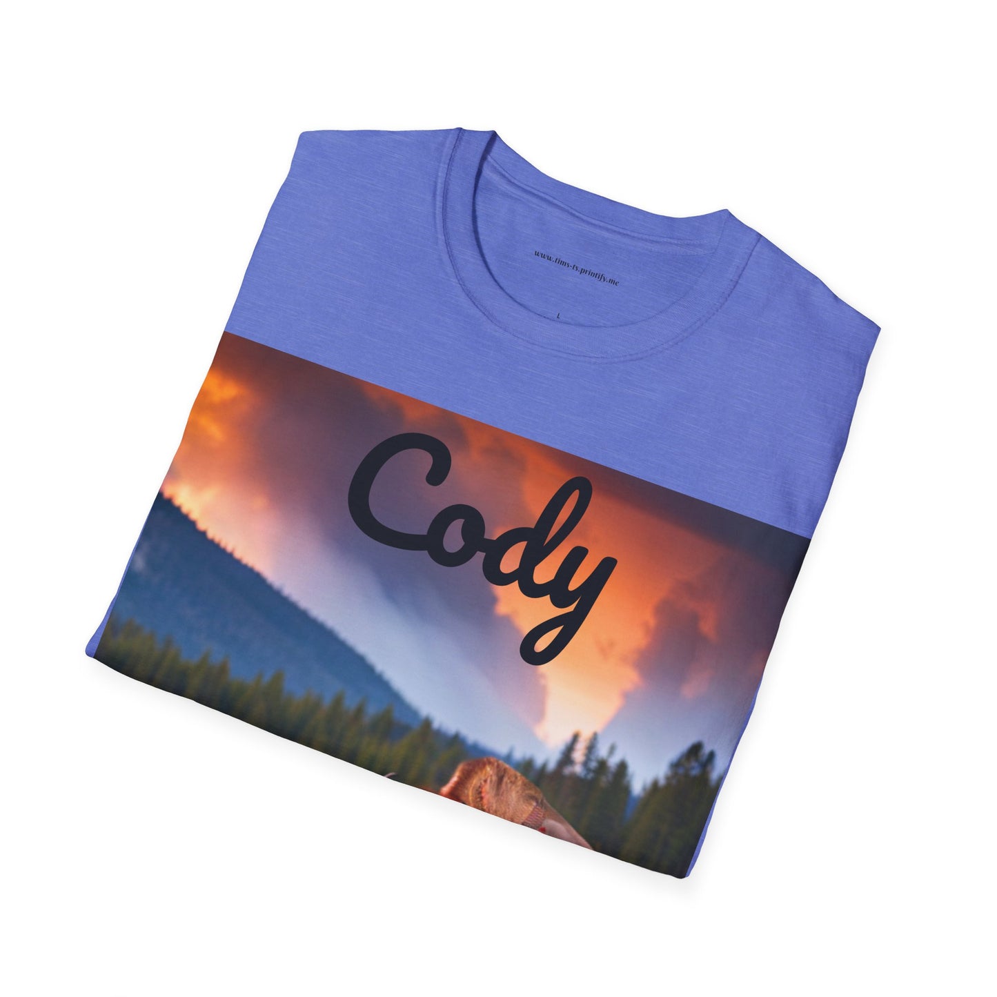 Unisex Softstyle T-Shirt - Cody Bison 1