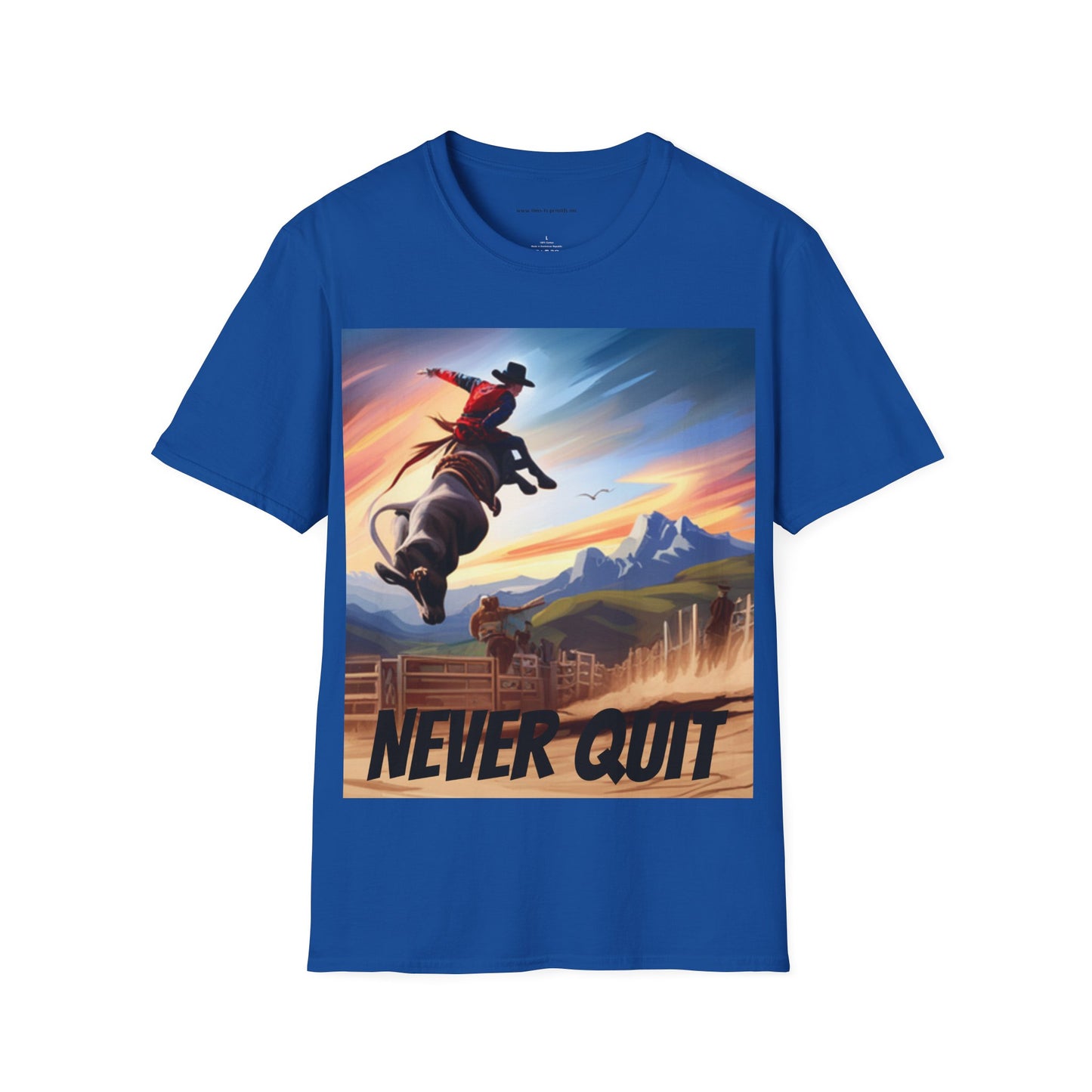 Unisex Softstyle T-Shirt - Never Quit