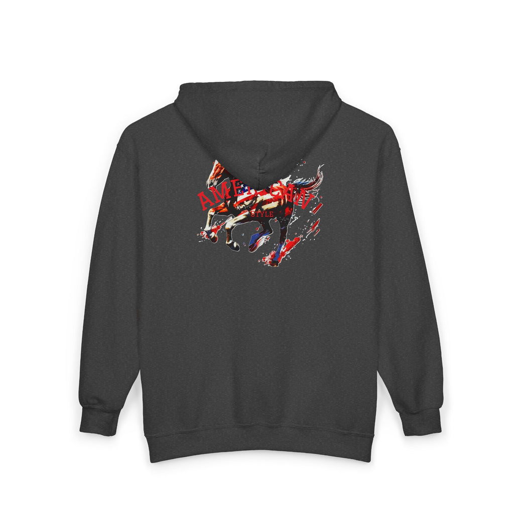Zip Hoodie — 'Pure Peace' Graphic Full-Zip Hoodie