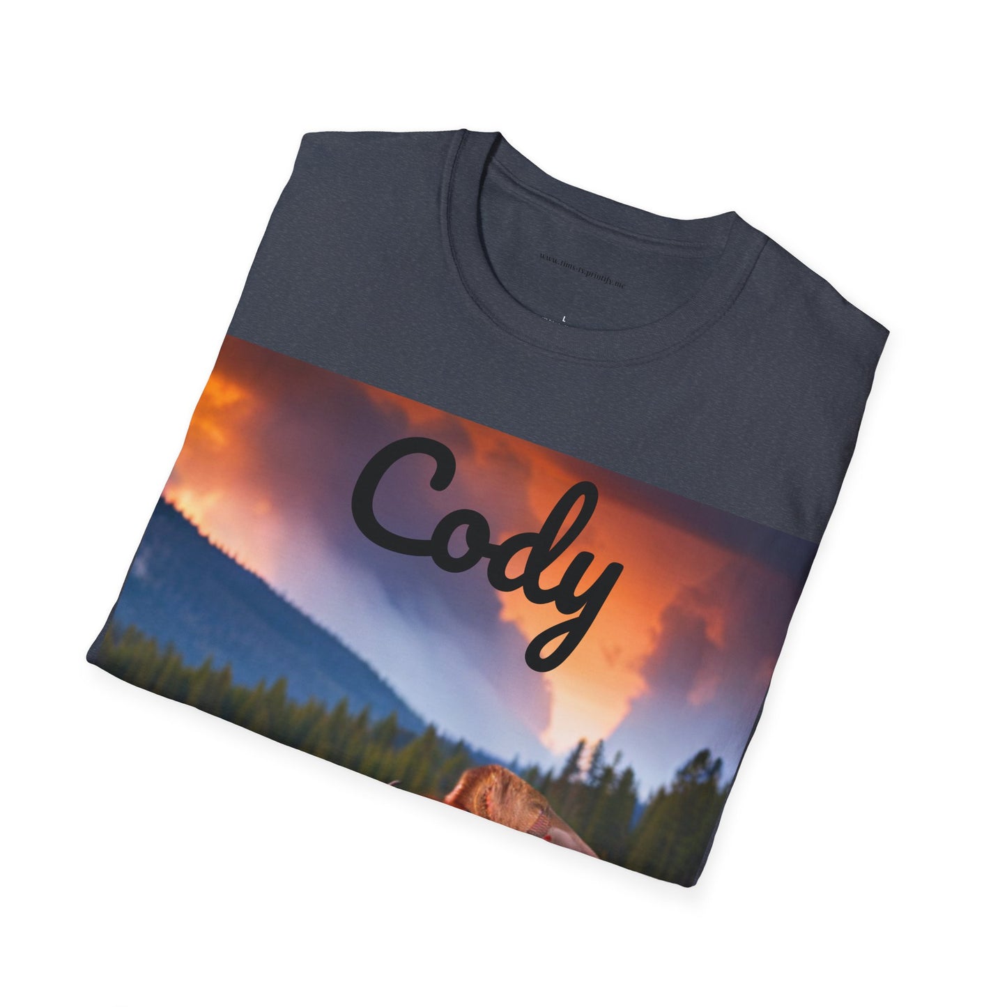 Unisex Softstyle T-Shirt - Cody Bison 1