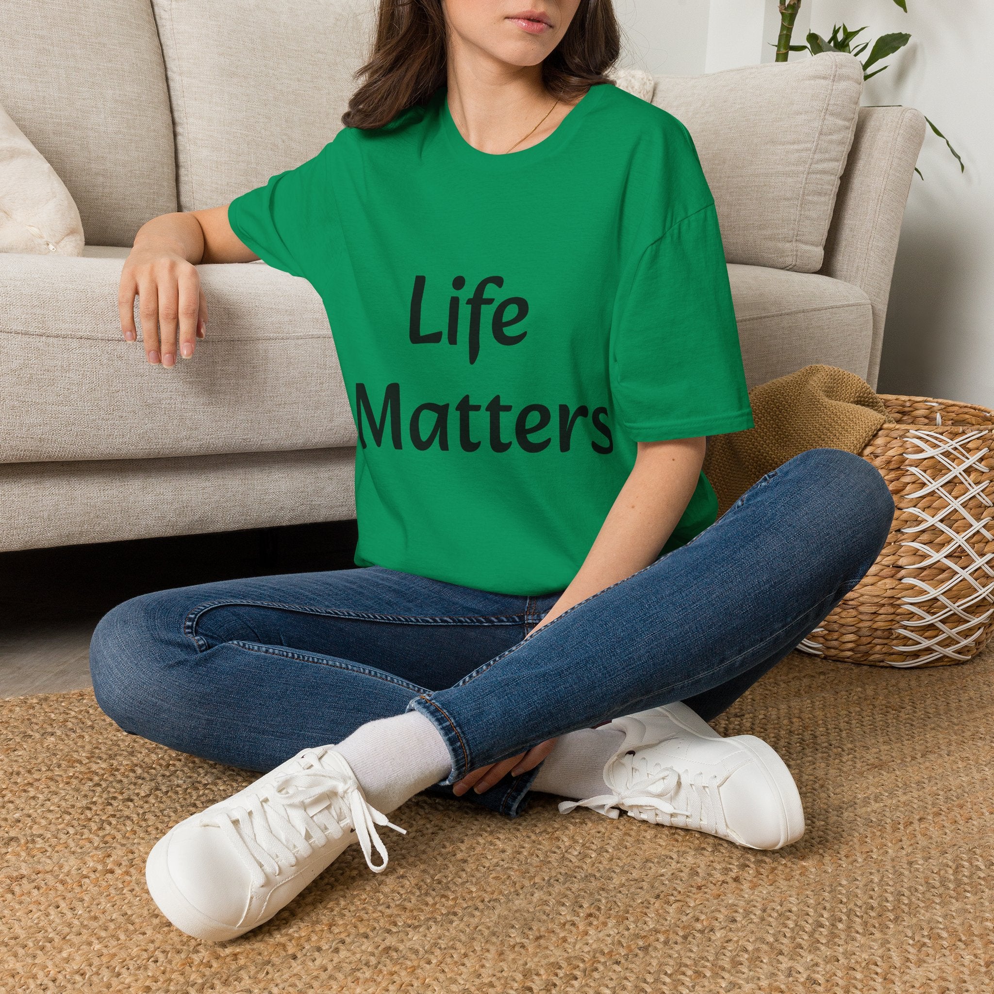 Life Matters T‑Shirt — Bold Positive Message Tee