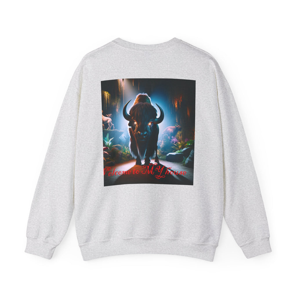 American Patriot Crewneck Sweatshirt - Unisex Heavy Blend™ - My House