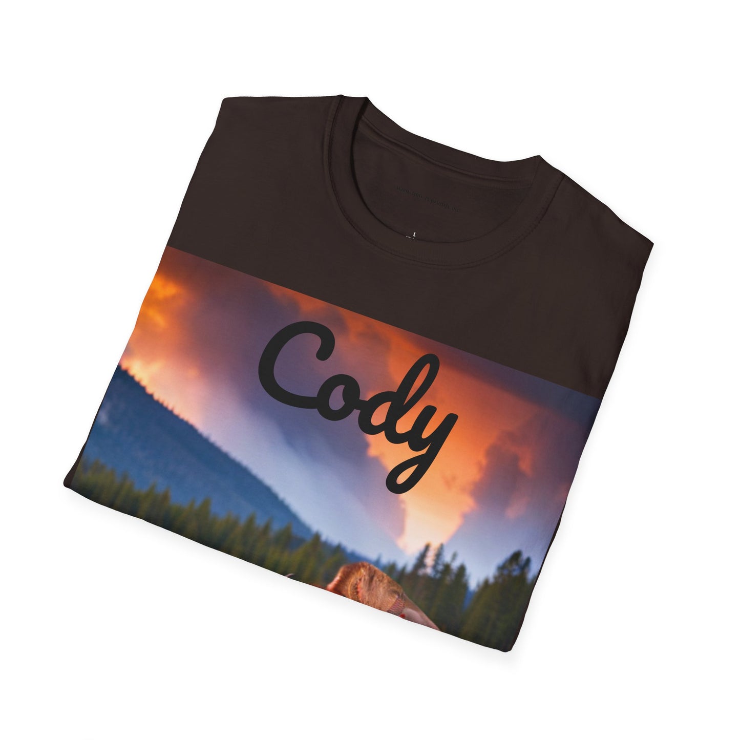 Unisex Softstyle T-Shirt - Cody Bison 1