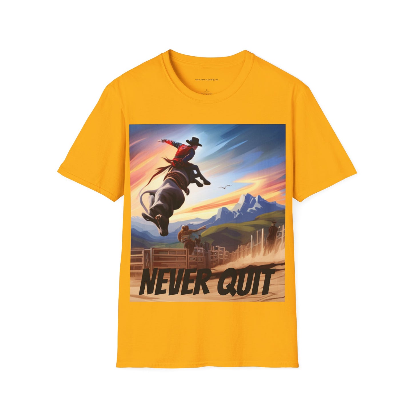 Unisex Softstyle T-Shirt - Never Quit