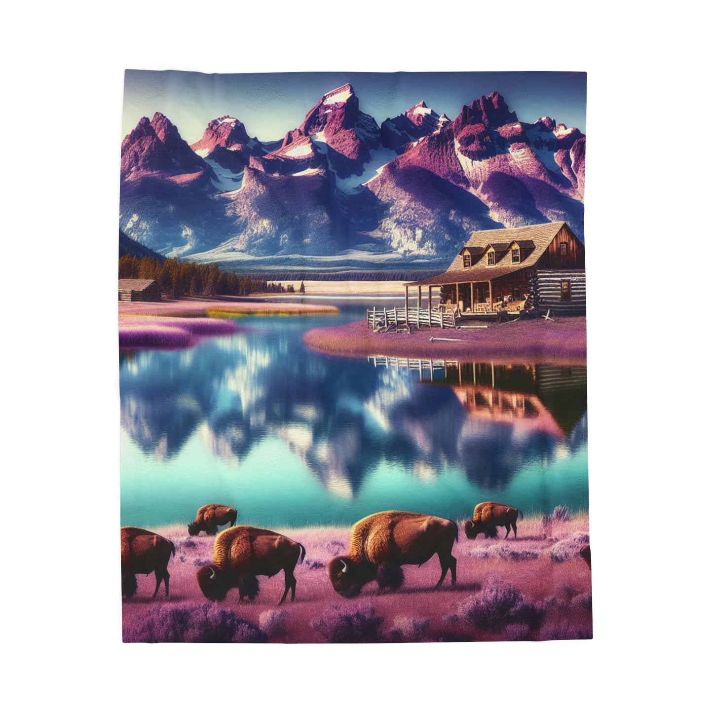 Velveteen Plush Blanket - Purple Majesty