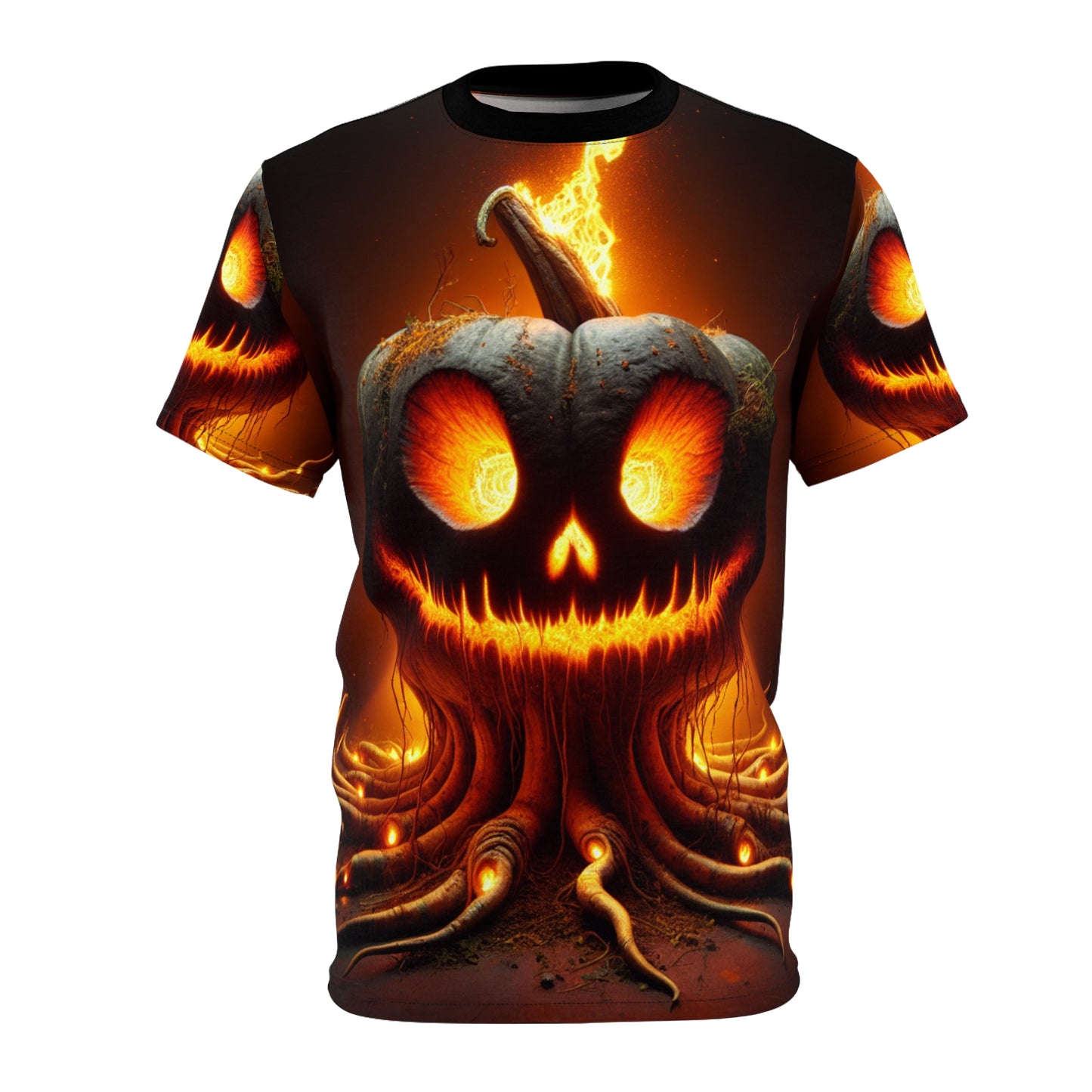 Unisex Cut & Sew Tee (AOP) - Punkin 1