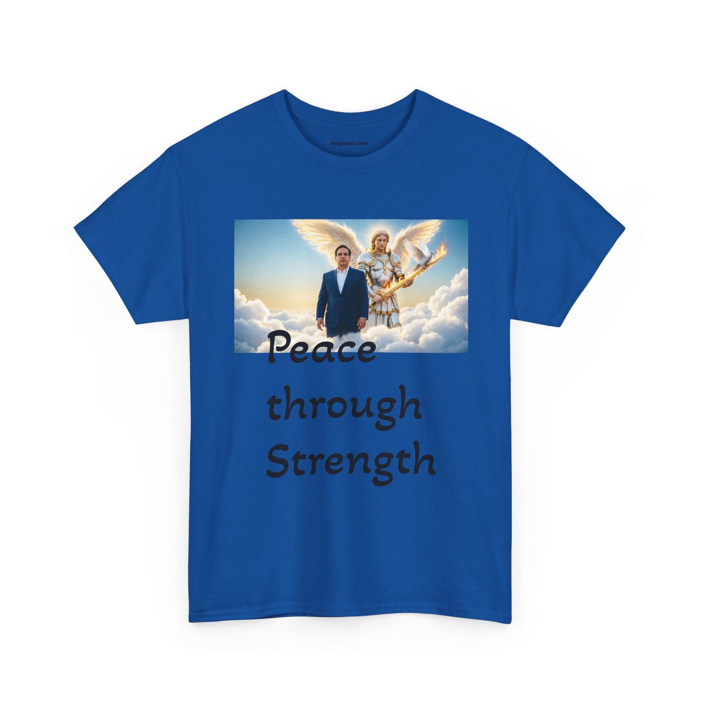 Peace Through Strength T-Shirt – Inspirational Political Graphic Tee