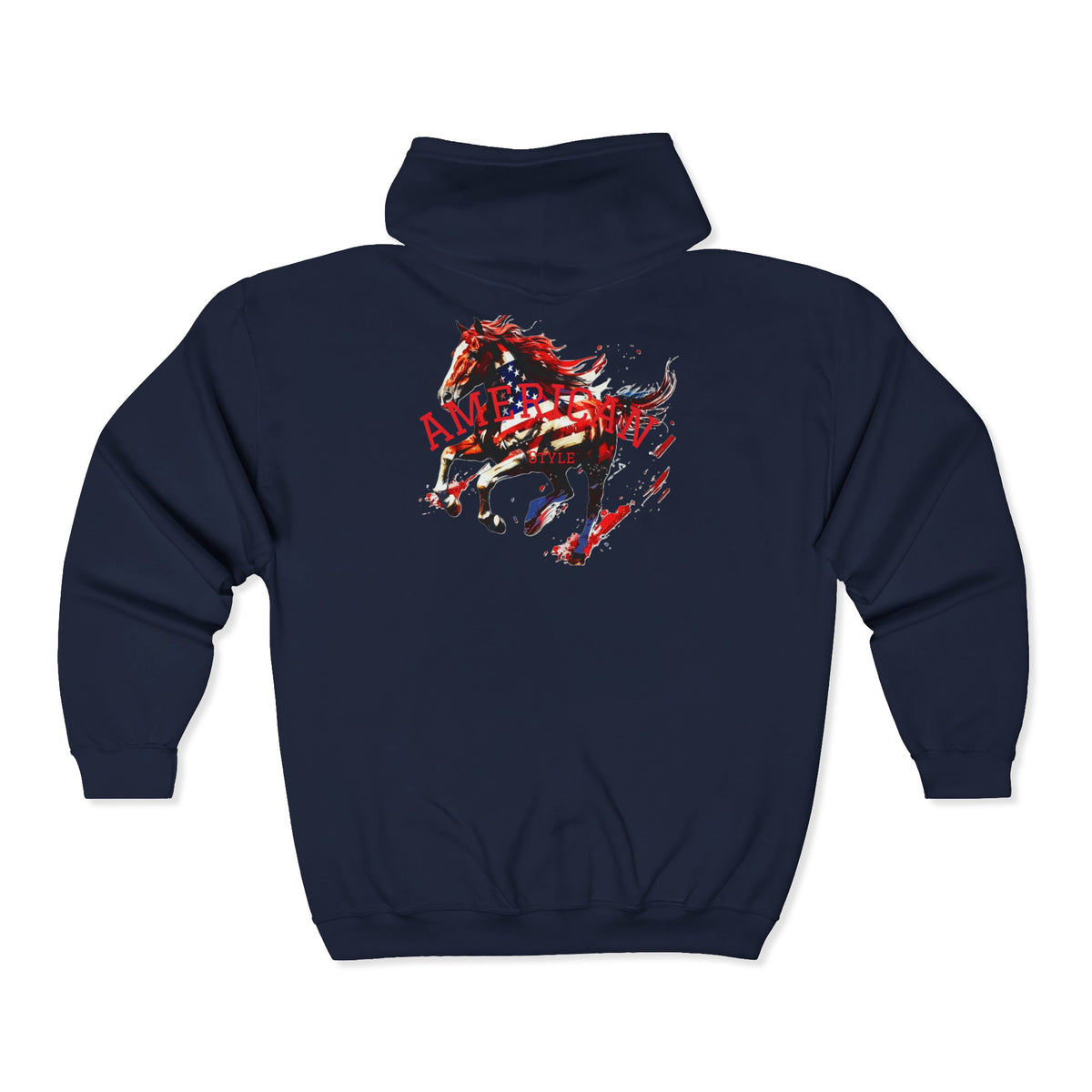 Zip Hoodie — 'Pure Peace' Graphic Full-Zip Hoodie