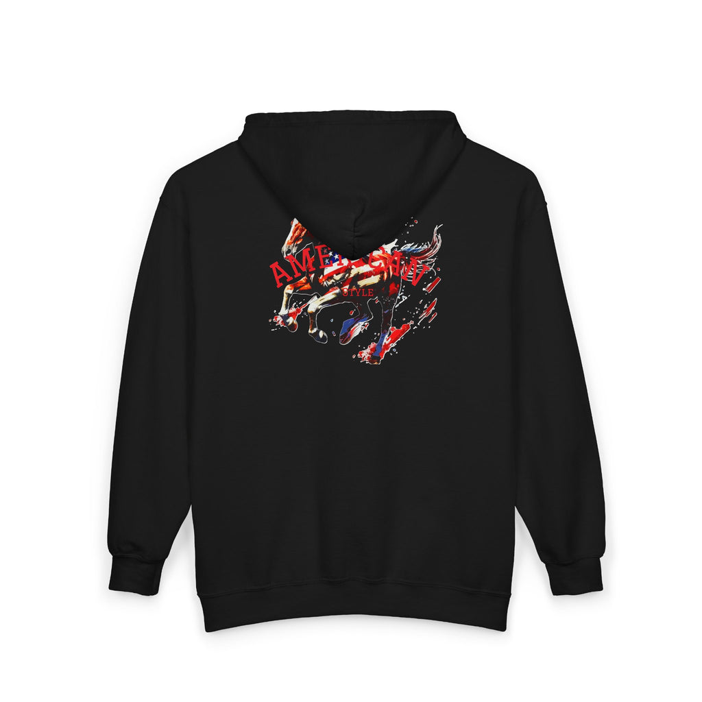 Zip Hoodie — 'Pure Peace' Graphic Full-Zip Hoodie