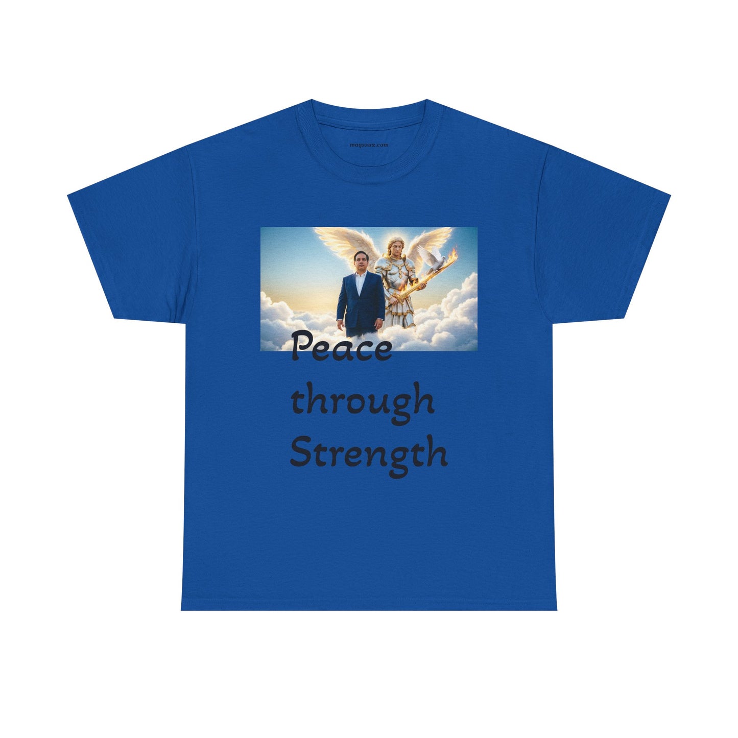 Peace Through Strength T-Shirt – Inspirational Political Graphic Tee