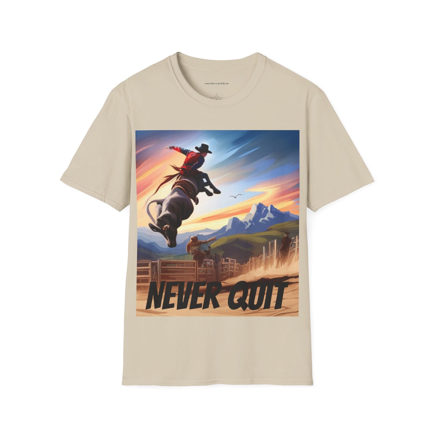 Unisex Softstyle T-Shirt - Never Quit