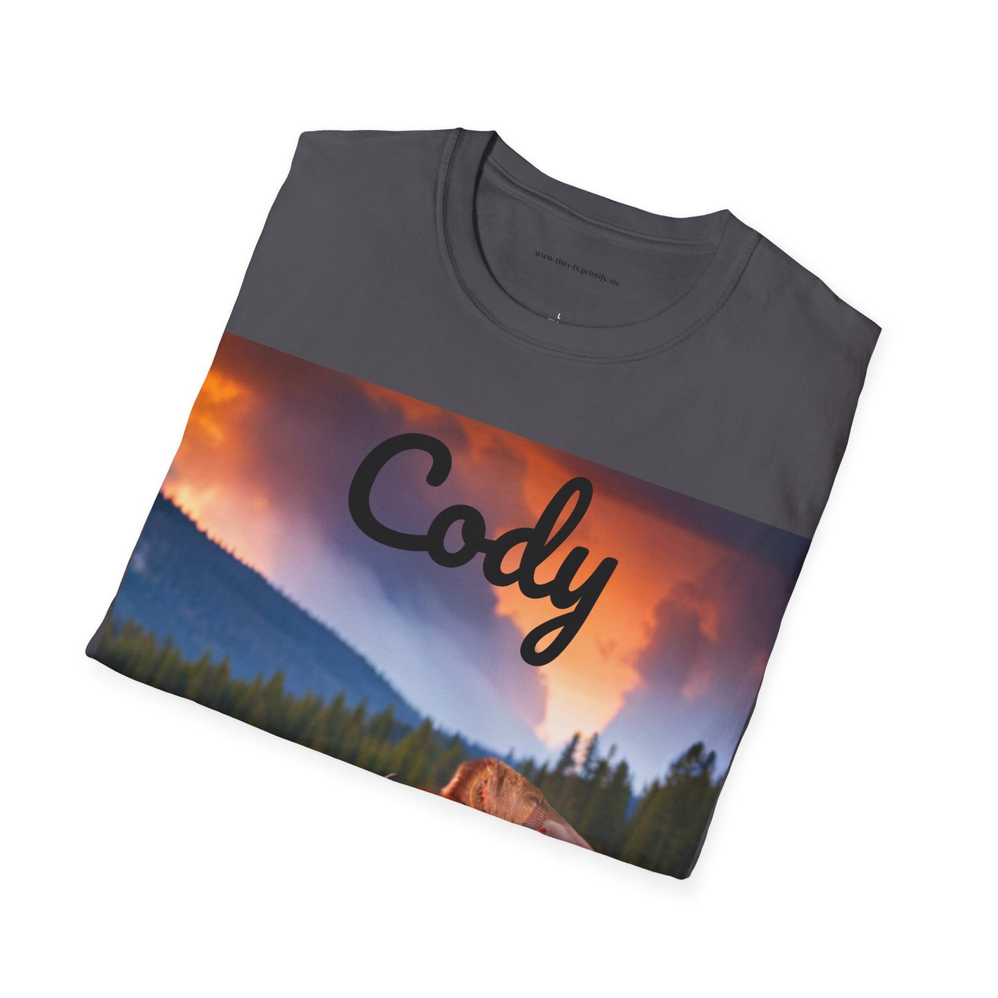 Unisex Softstyle T-Shirt - Cody Bison 1