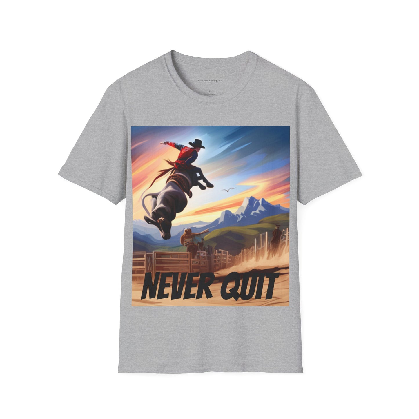 Unisex Softstyle T-Shirt - Never Quit