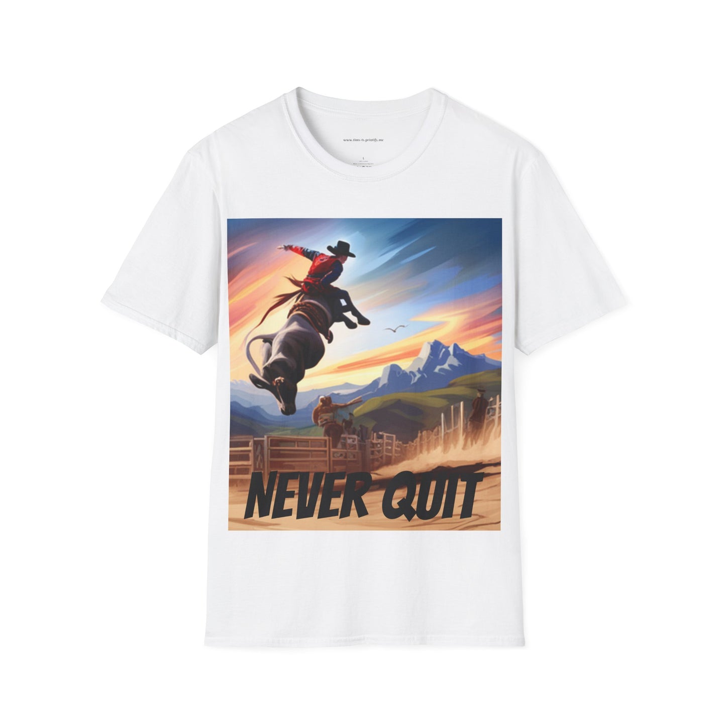 Unisex Softstyle T-Shirt - Never Quit