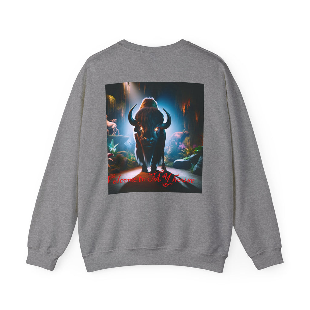 American Patriot Crewneck Sweatshirt - Unisex Heavy Blend™ - My House