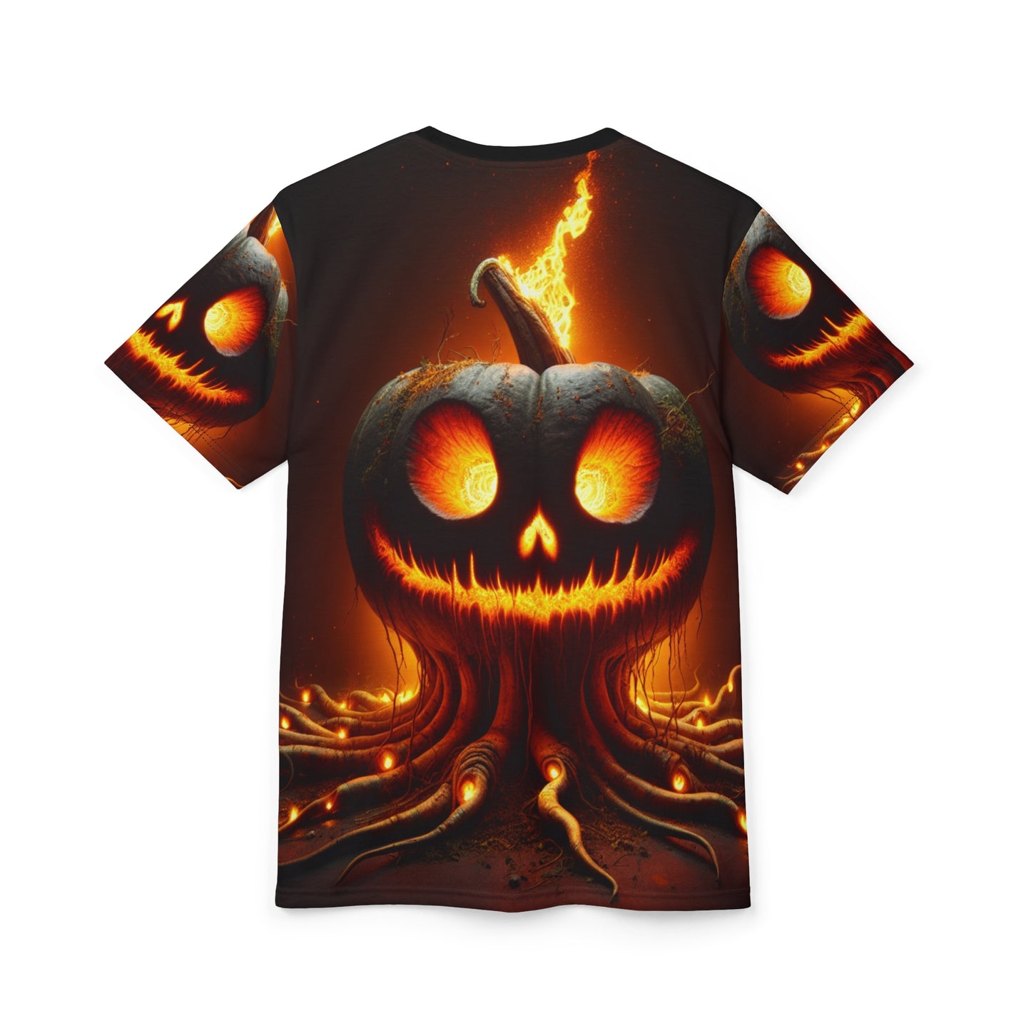 Unisex Cut & Sew Tee (AOP) - Punkin 1