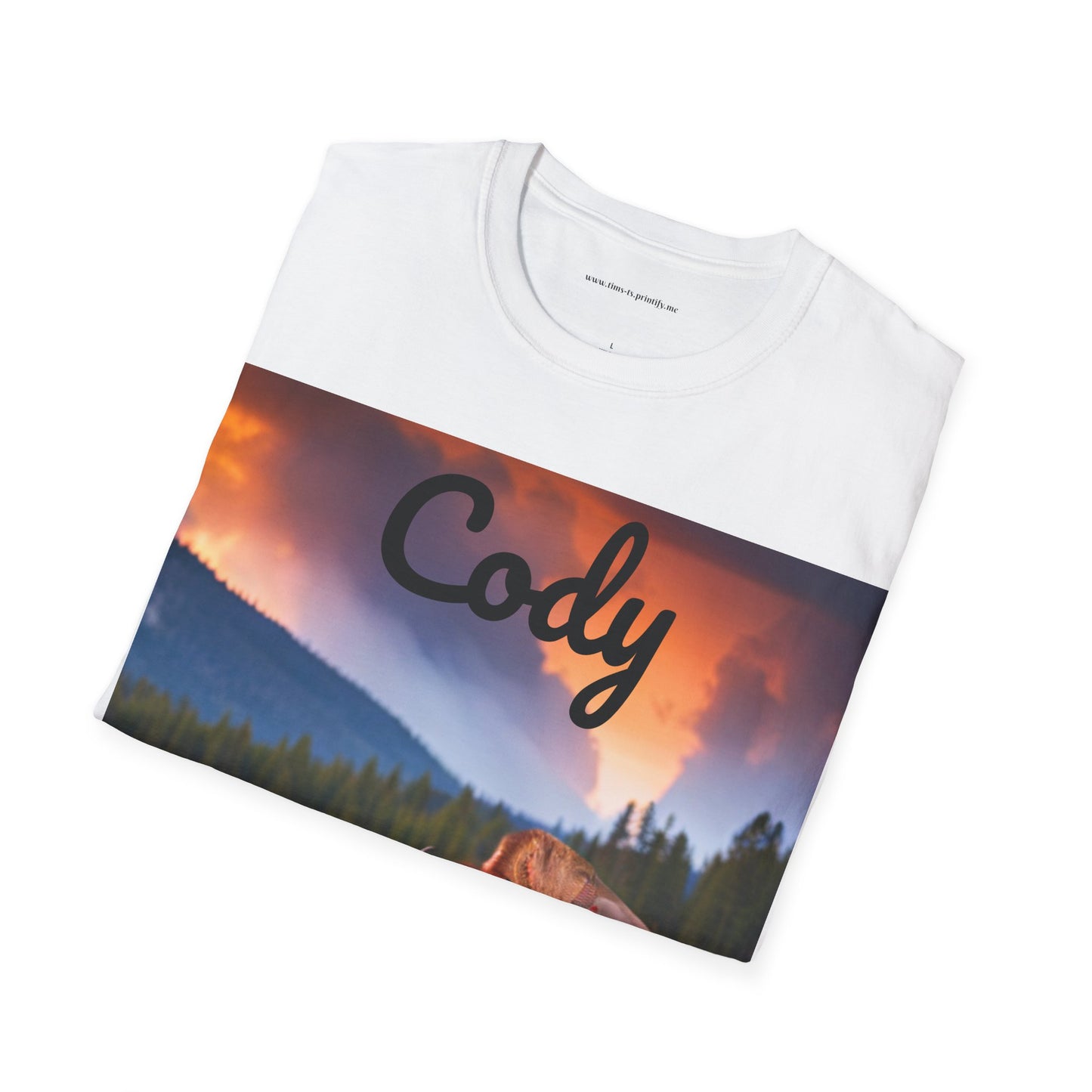 Unisex Softstyle T-Shirt - Cody Bison 1